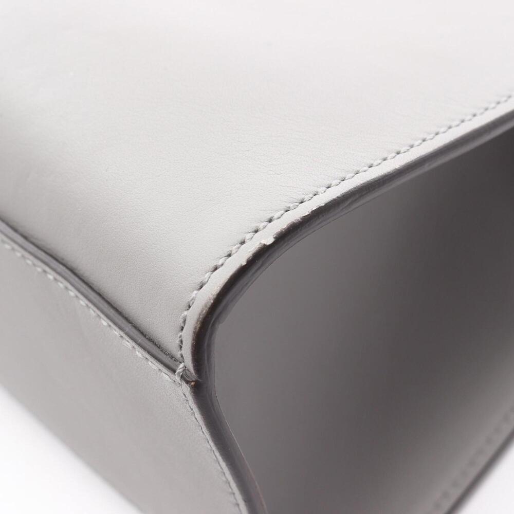 GUCCI Gray Leather Tote Bag - Picture 8 of 9